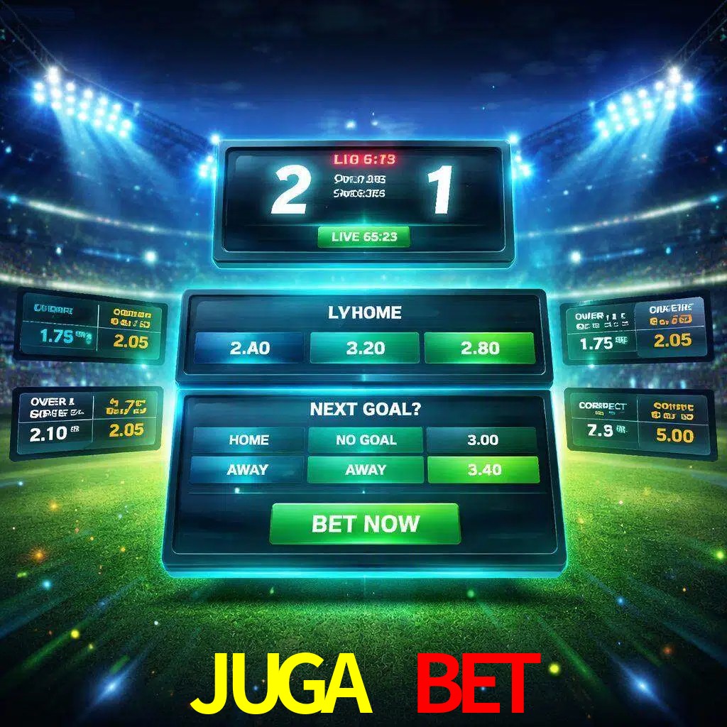 Vista de apuestas en vivo JUGA BET durante un partido en curso