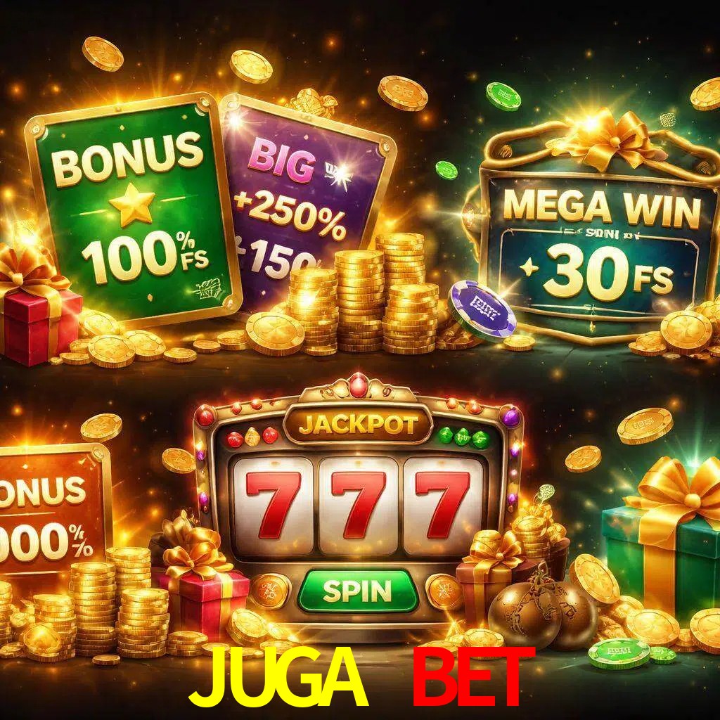 Tipos de bonos JUGA BET incluyendo recompensas de bienvenida y promociones continuas