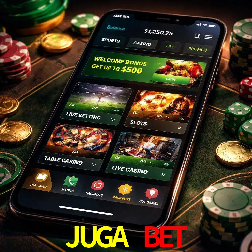 Diseño de juegos móviles JUGA BET para usuarios en México