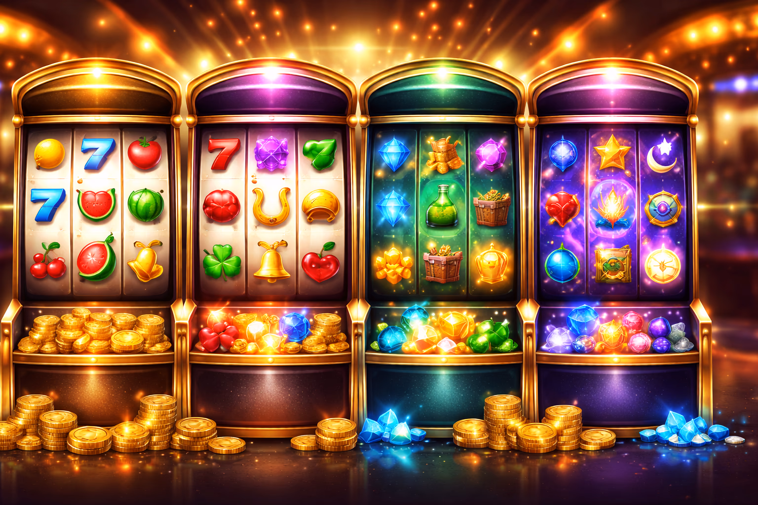 Tragamonedas destacadas y categorías de carretes JUGA BET